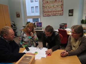 v.l.n.r.: Klaus Adelt, Ute Wagner, Jürgen Schöberlein und Sabine Prell.